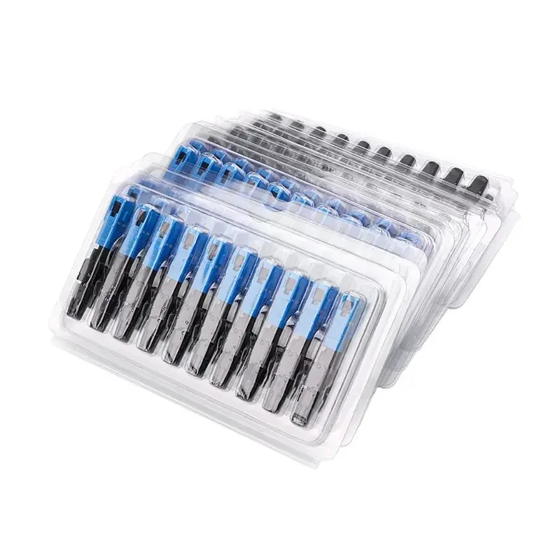100PCS 섬유 빠른 콜드 FTTH 단일 UPC 고속 커넥터
