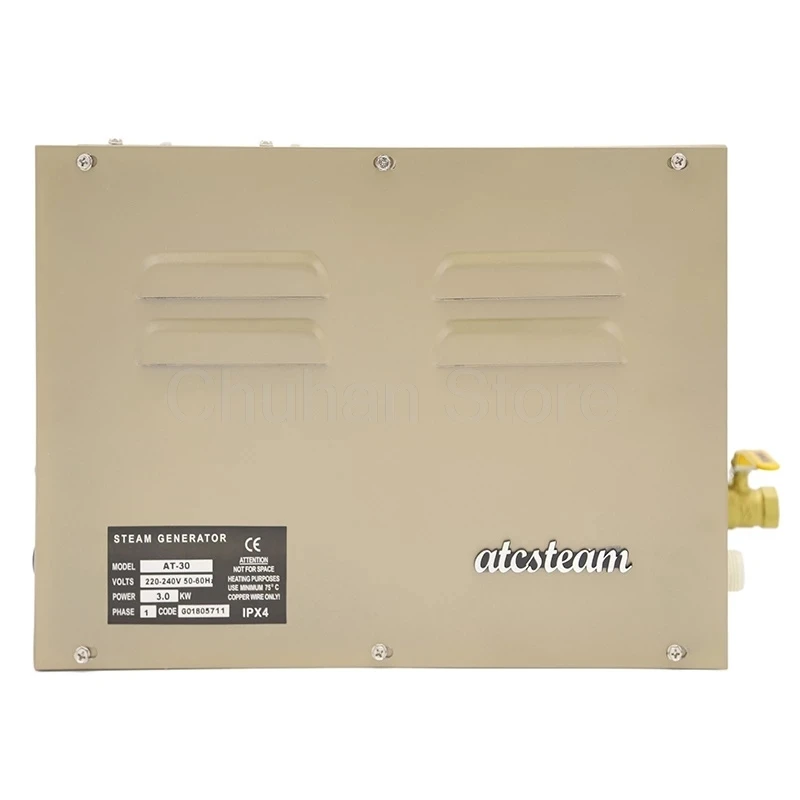 AT Series 3/4.5KW Sauna Spa Steam Generator For Home Steam Shower Digital Controller Sauna Room SPA Steam Bath Machine 4