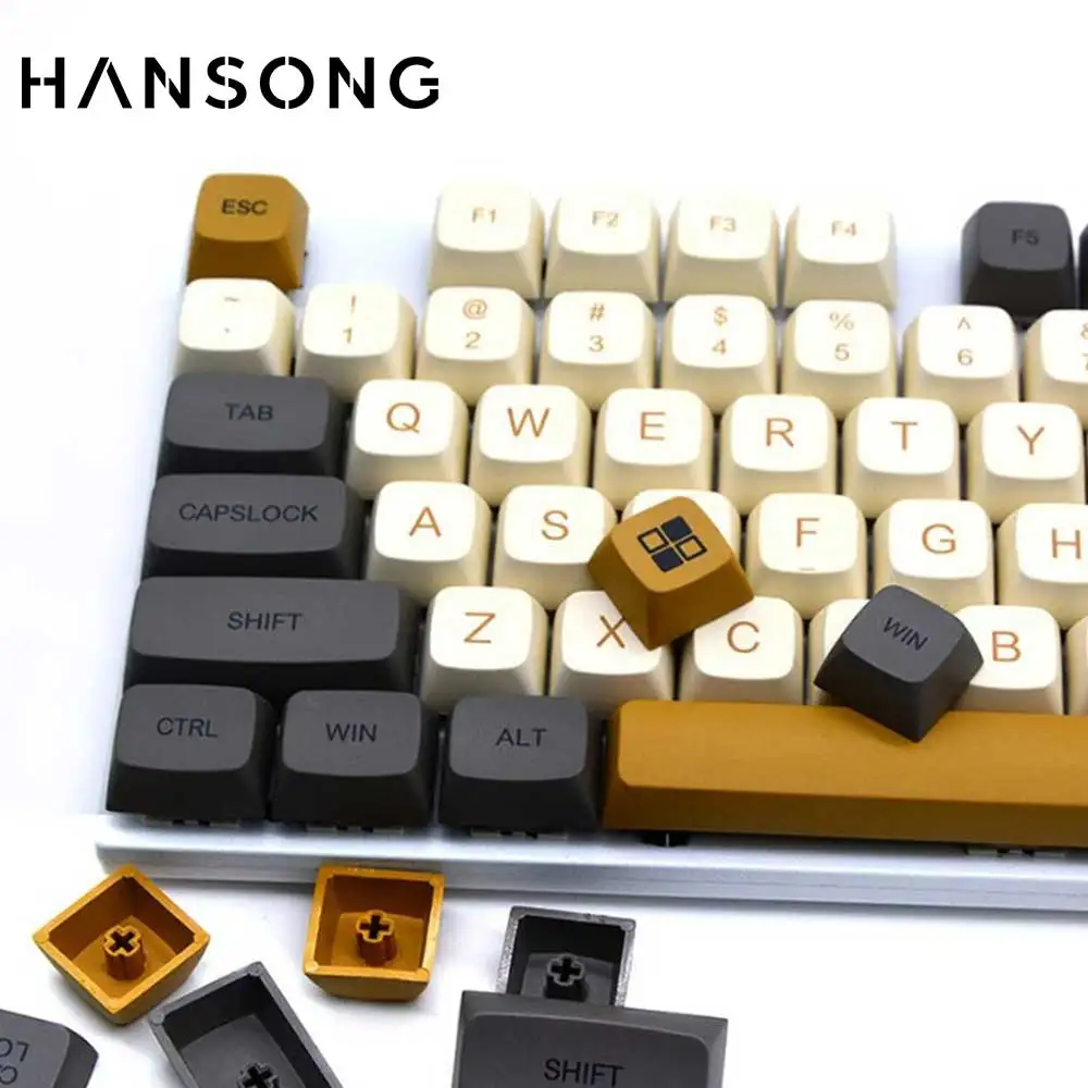 125 Keycaps PBT XDA – Mécaniques Azerty Français Pour Claviers 60% à 108 Touches