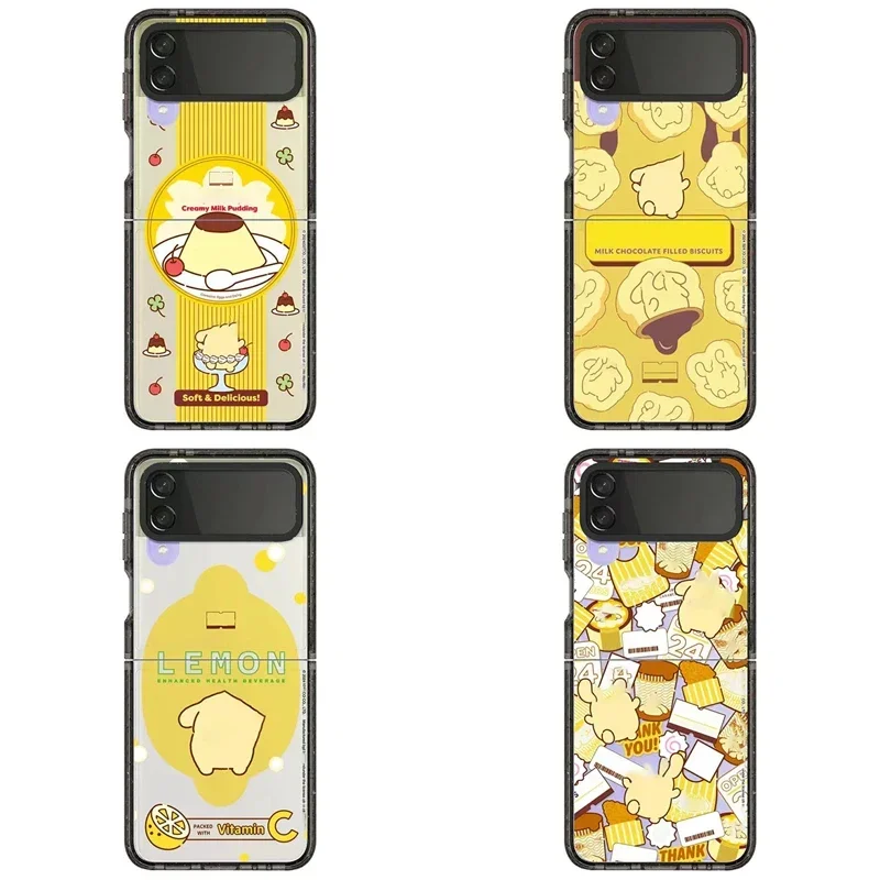 

Cute Dog Phone Case for Samsung Galaxy Z Flip 5 4 3 Back Cover for ZFlip3 ZFlip4 ZFlip5 Hard Case Shell