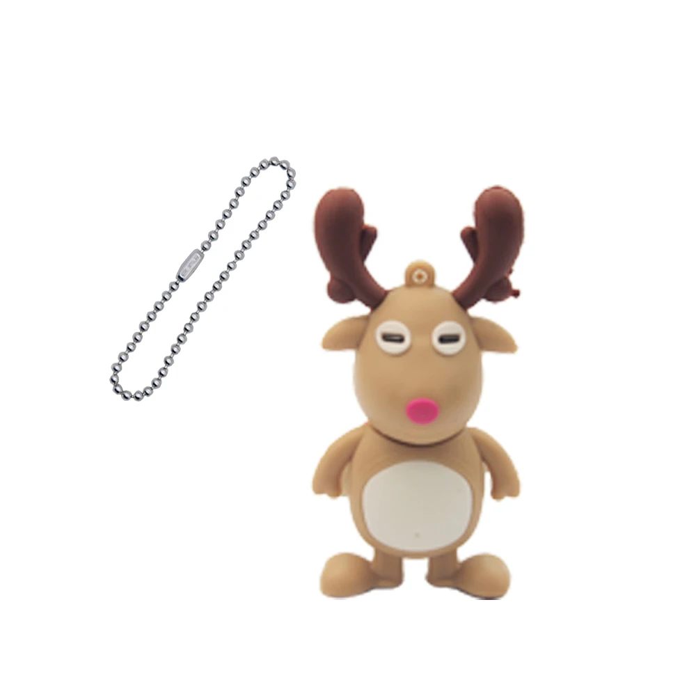 Cartoon memoria usb 플래시 드라이브 32GB 크리스마스 pendrive 128GB 64GB 방수 펜 드라이브 16GB 8GB, 플래시 usb 2.0 cle usb 스틱 키