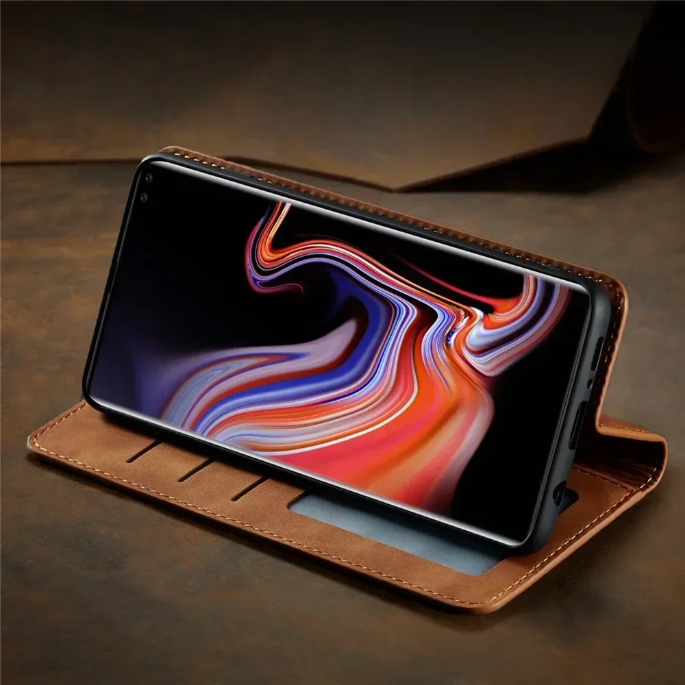Wallet Card Flip Leather Case For Samsung Galaxy S10 5G S20 FE S21 Plus S22 S23 FE S24 Ultra A14 A15 A33 A34 A51 A52 A53 A54
