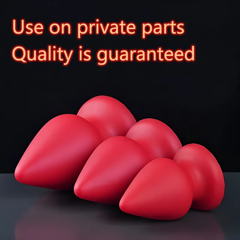 Huge Butt Plug Silicone Anal Plug Suction Cup Oversize Male Prostate Stimulation Female Vaginal Massage Dilator Adult Sex Toys 6