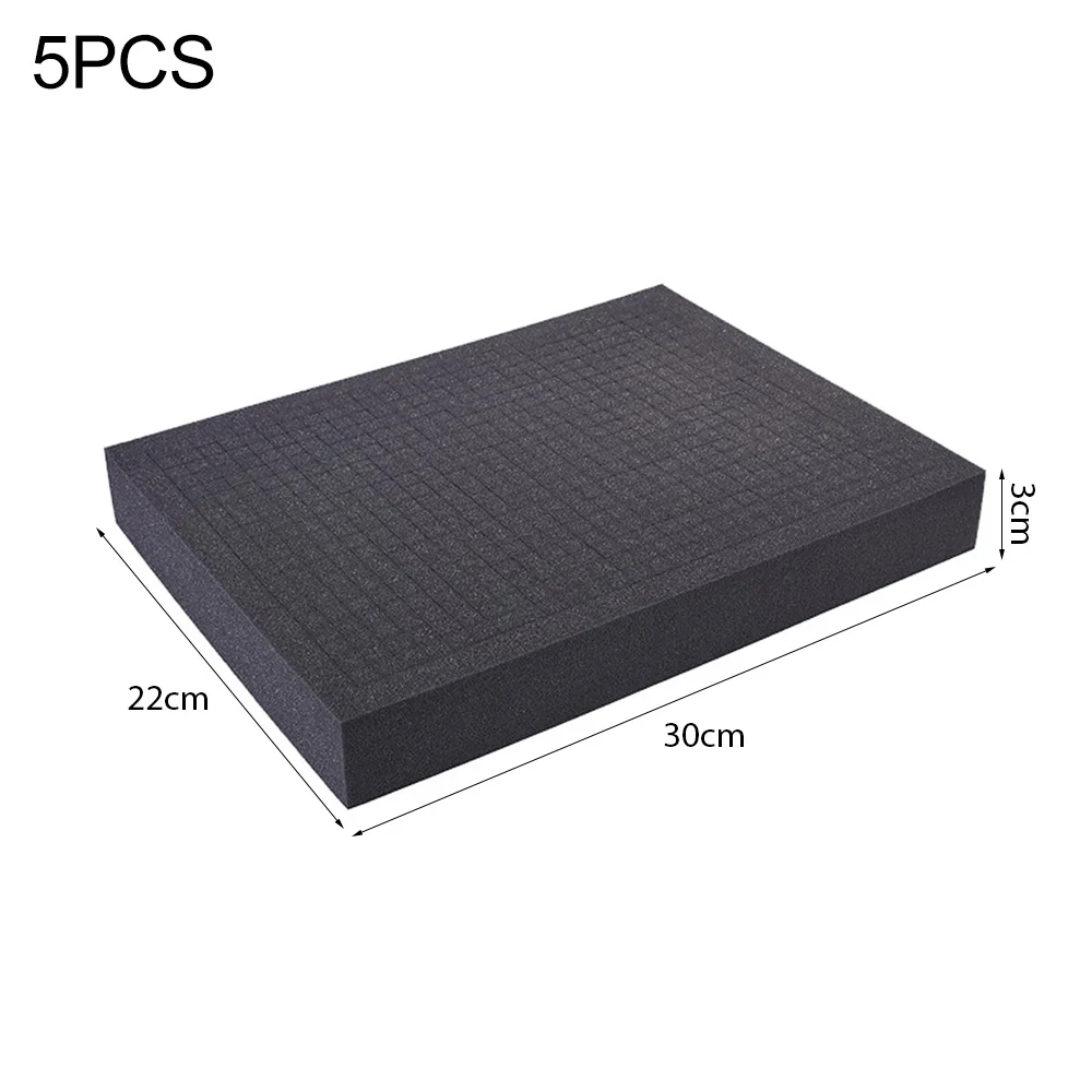 1/5pcs Pre-Cutting Foam Insert High Density Pick Pluck Foam Power Tool Transport System Sponge Block Foam Pad For Tool Box tool bag with wheels Tool Storage Items