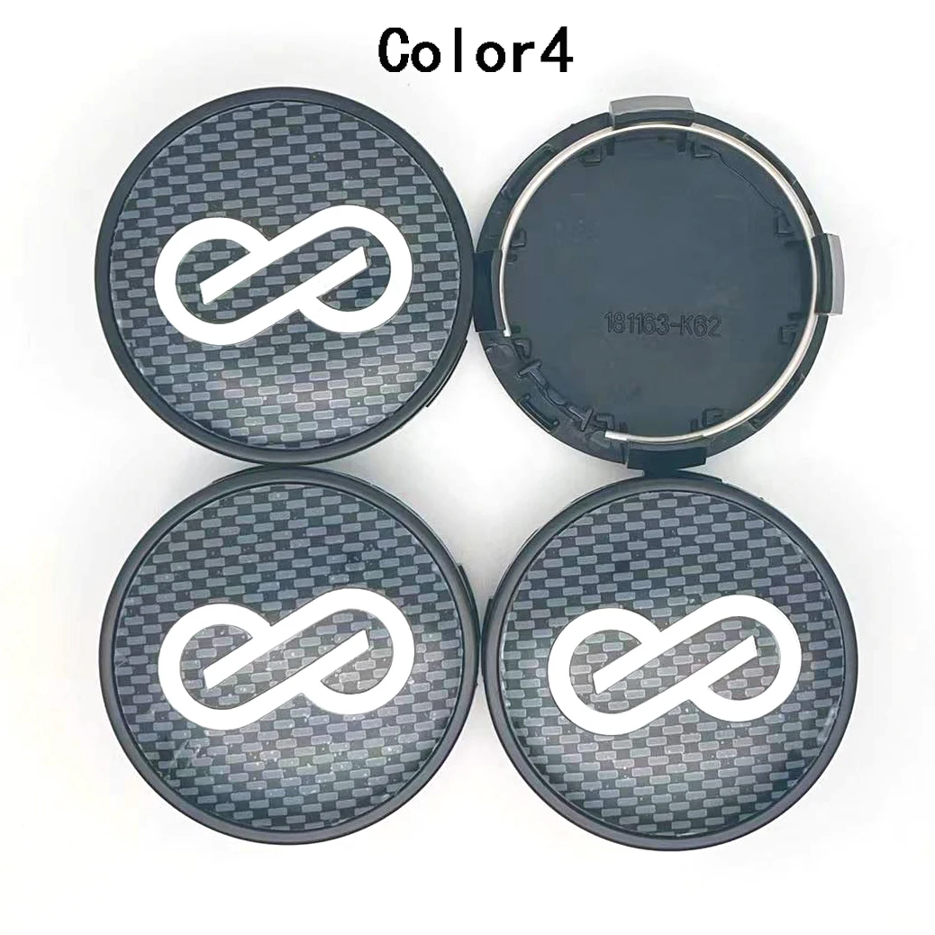 4PCS 62MM 8 Colors Car Wheel Center Caps for Racing ENKEI WHEEL