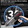 Handheld Wireless Vacuum Cleaner 9000pa Electric Air Blower Compressed Air Duster Wet/Dry Cordless Mini Cleaner for Car Keyboard 3