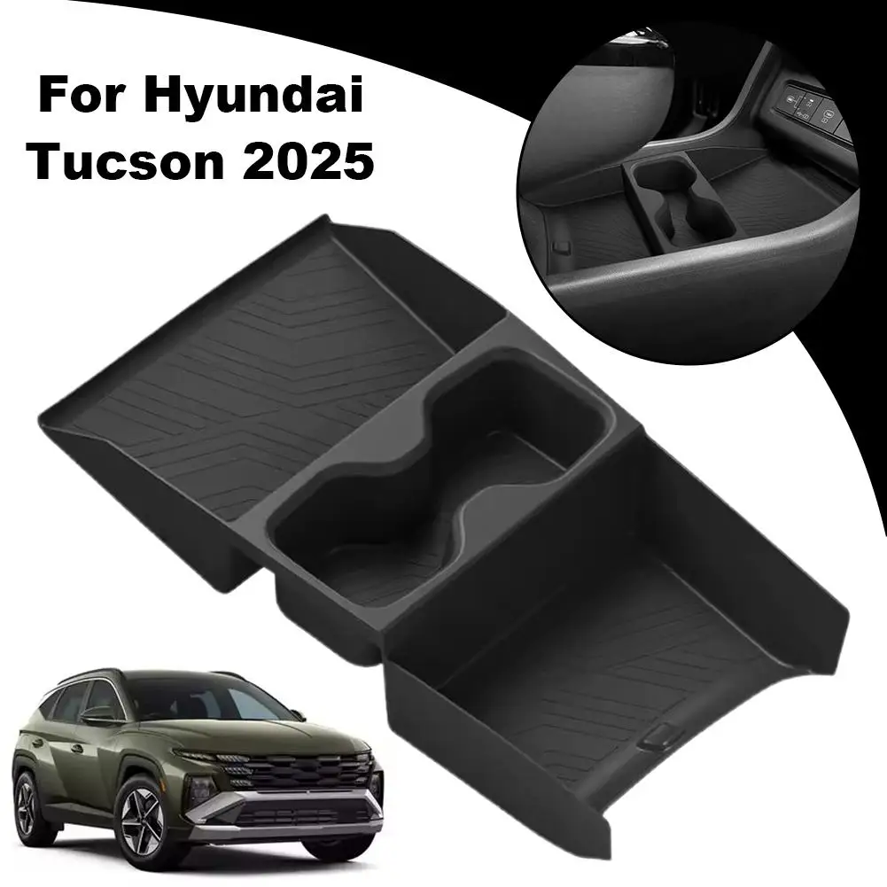 Boîte De Rangement Pour Accoudoir Hyundai Tucson 2025-2026 - Organisation Console Centrale, Couleur Noire