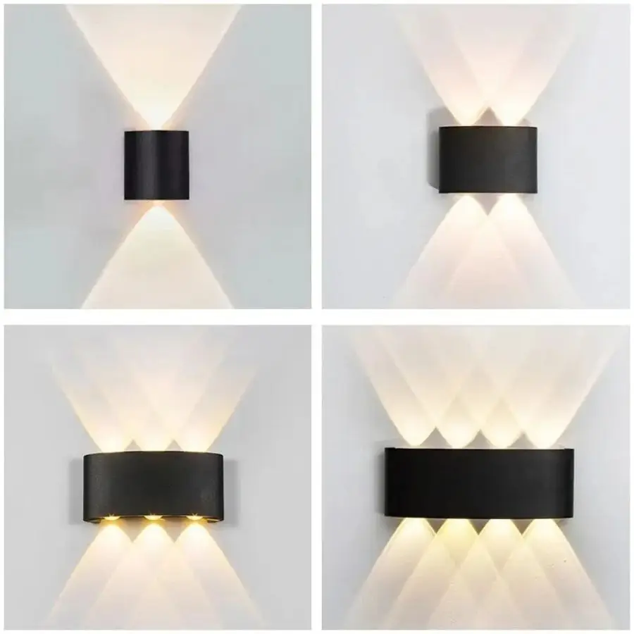 MANVIV Wall Lamps Outdoor Lights for Bedroom Up and Down 2/4/6/8/10W Wall Light 110V 220V Modern For Stairs Home Accessories