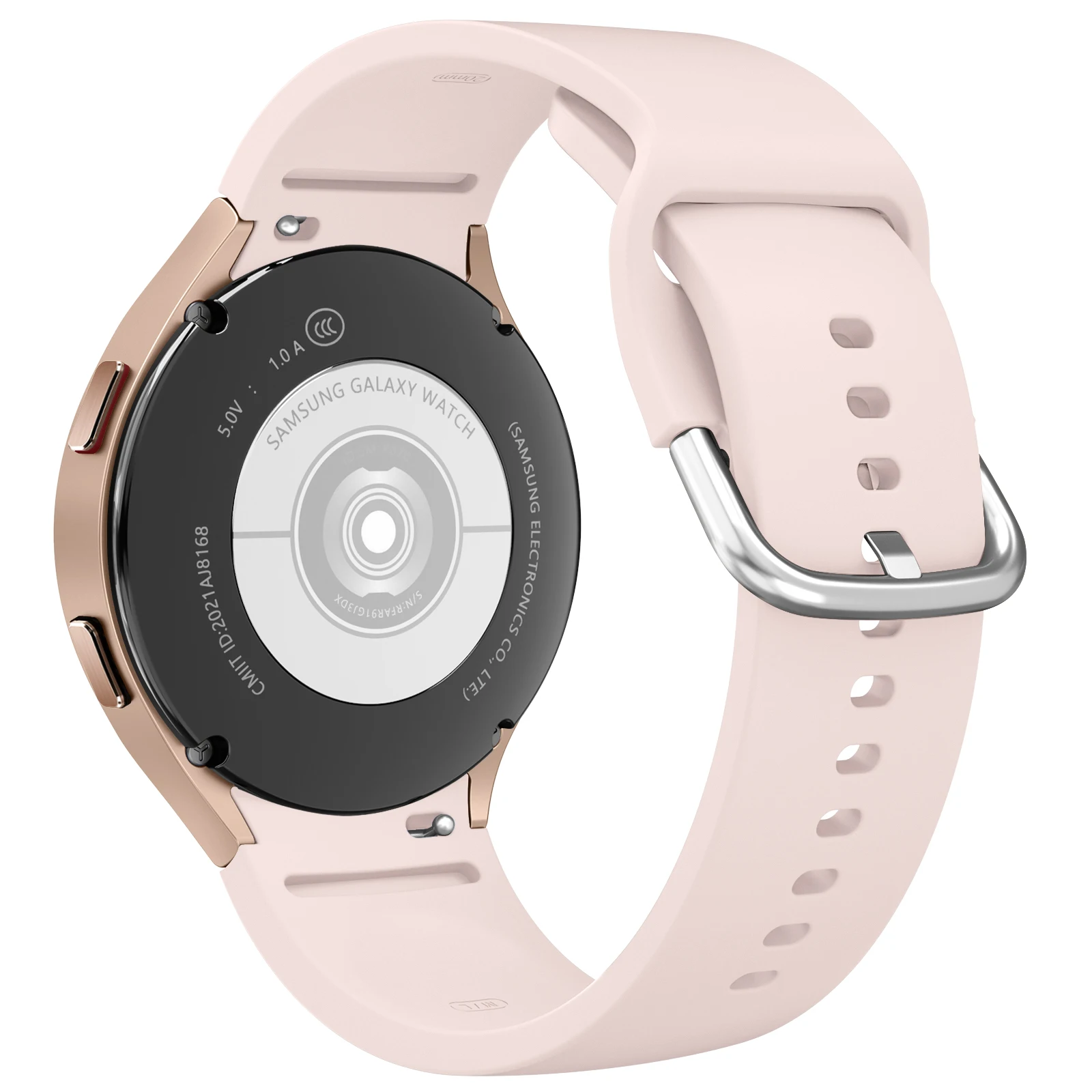 Seamless 20mm Silicone Watch Band – Universal Design