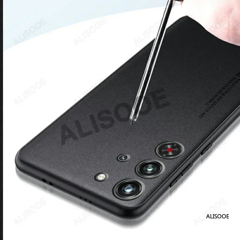Luxury Fiber Texture PU-Leather Protective Cover Case