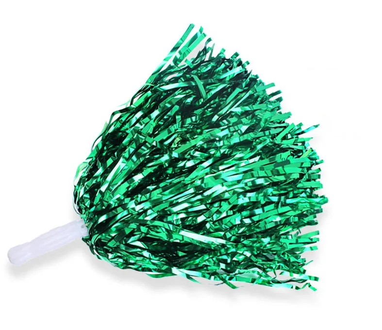 Promo Different Color PET Cheerleading Metallic Sport Cheering Pom Poms
