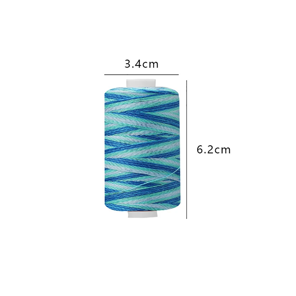 300/1000Yards Rainbow Polyester Sewing Thread for Needlework&Machine Sewing embroidery thread