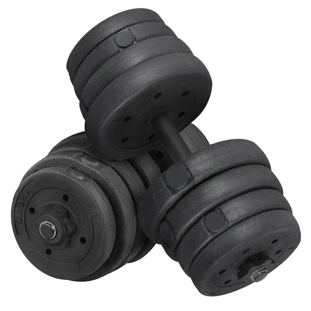 Black 66 Lb. Adjustable Dumbbell Weight Set 1