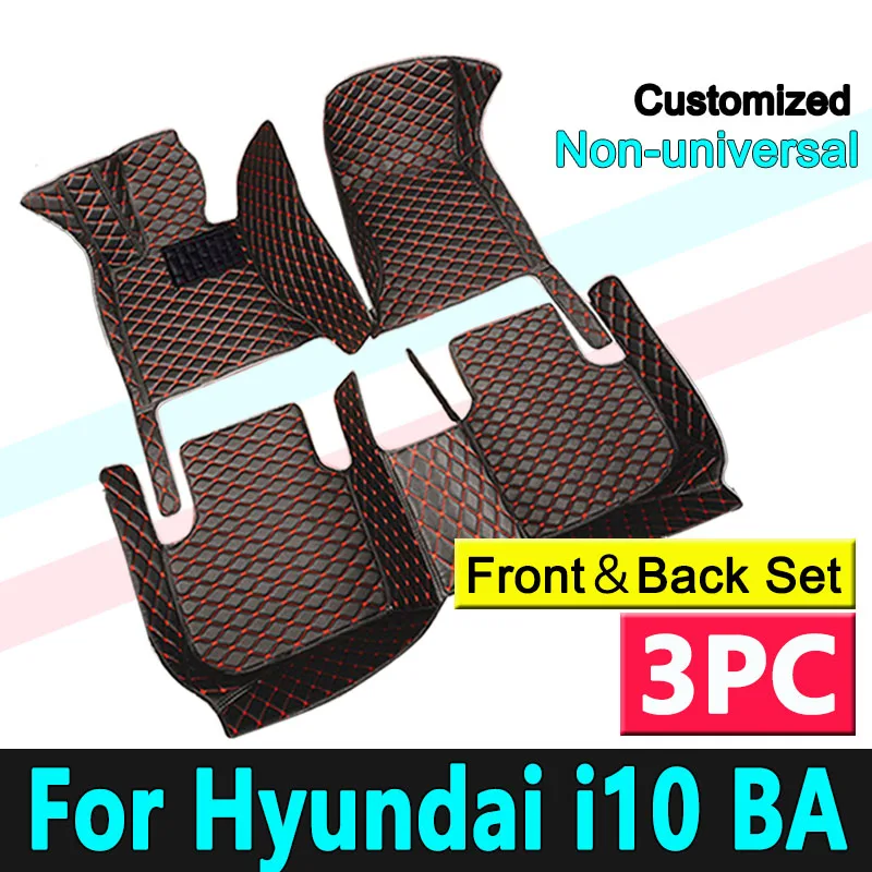 Car Floor Mats For Hyundai i10 BA Gran Metro Taxi Xcent IA 20142019
