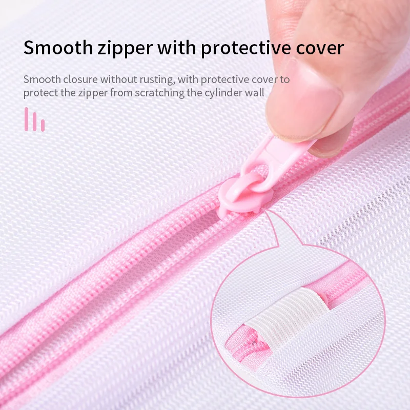 3Pcs/Set Bra Underwear Laundry Bags Baskets Household Cleaning Tools Accessories Laundry Care Zippered Mesh