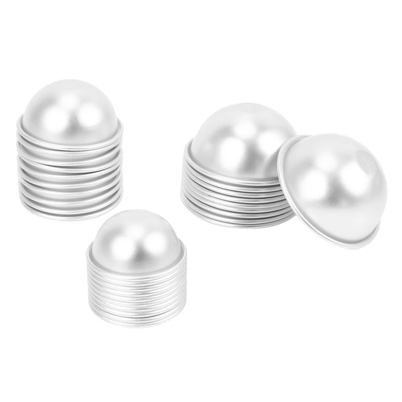 

120PCS- Bath Bomb Mold Kit, 15 Set 3 Size Mold & Bath Bombs Press For DIY Making Supplies