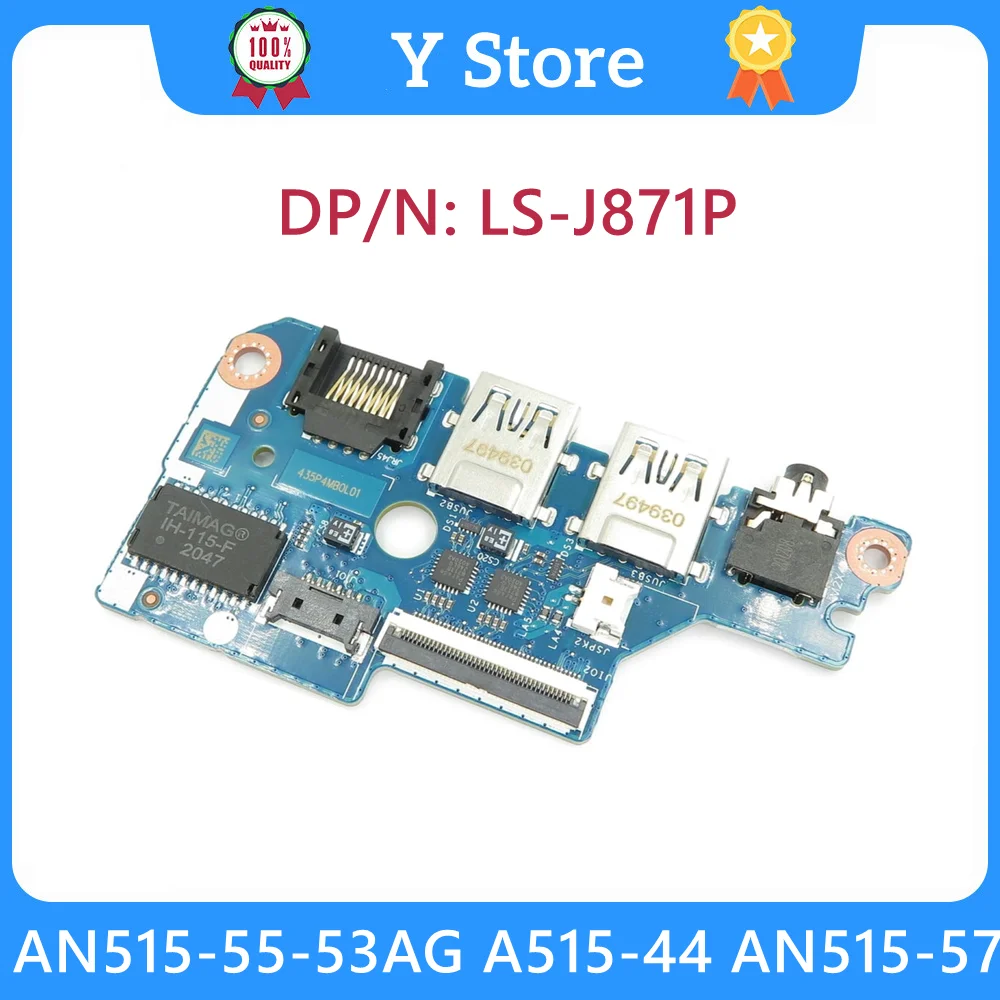 Фото Y Store Original FH51M LS-J871P для Acer Nitro 5 AN515-55-53AG A515-44 USB ENTERNET аудиоплата с кабелем Быстрая доставка №1
