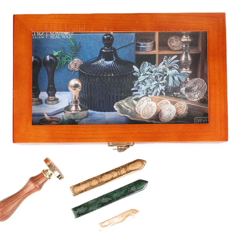 Handmade Lacquer Seal Decoration for Invitations and Greeting Cards