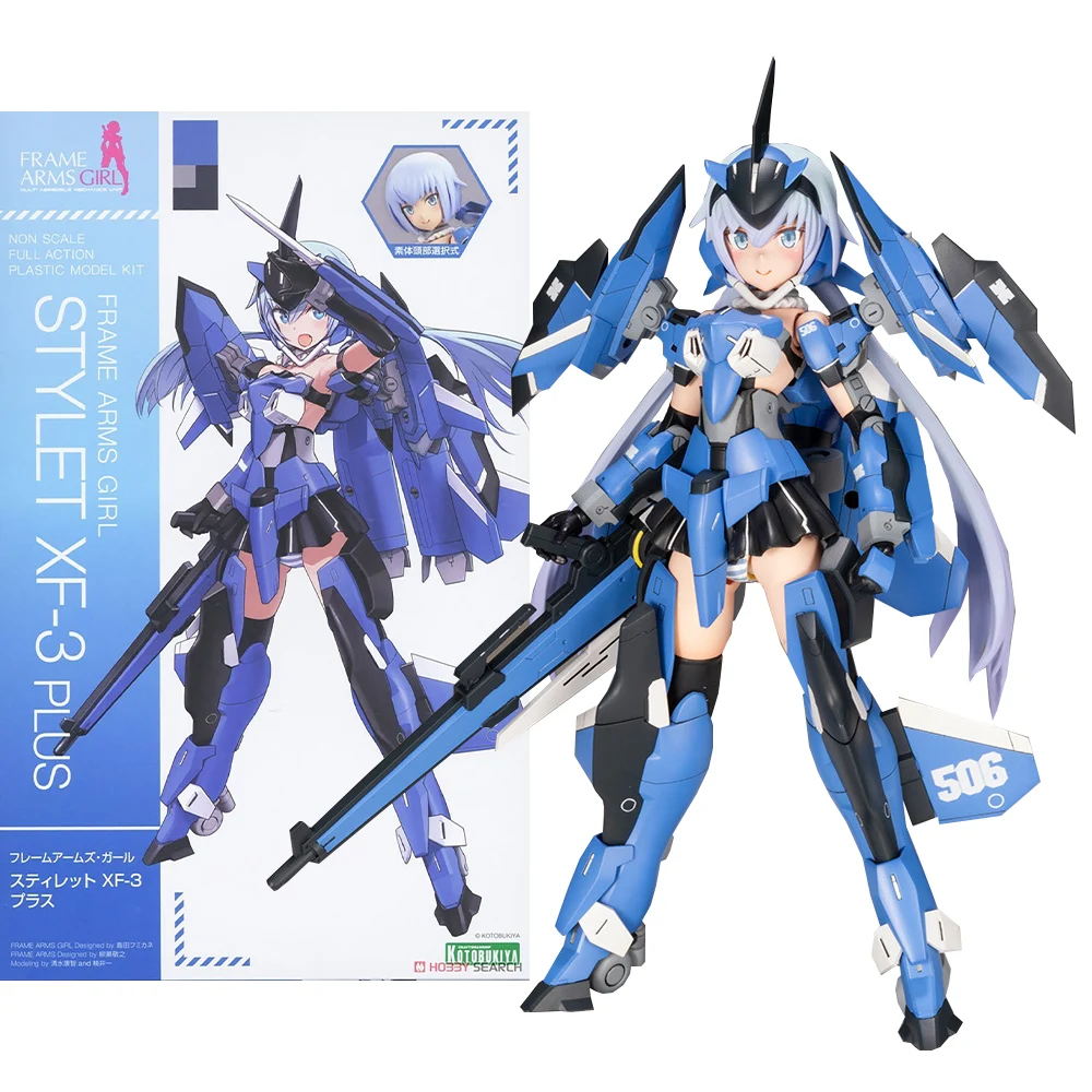 

In Stock Original Kotobukiya FRAME ARMS GIRL STYLET XF-3 Plus Assembly Models Ver. Anime Action Figures Model Collection Toy