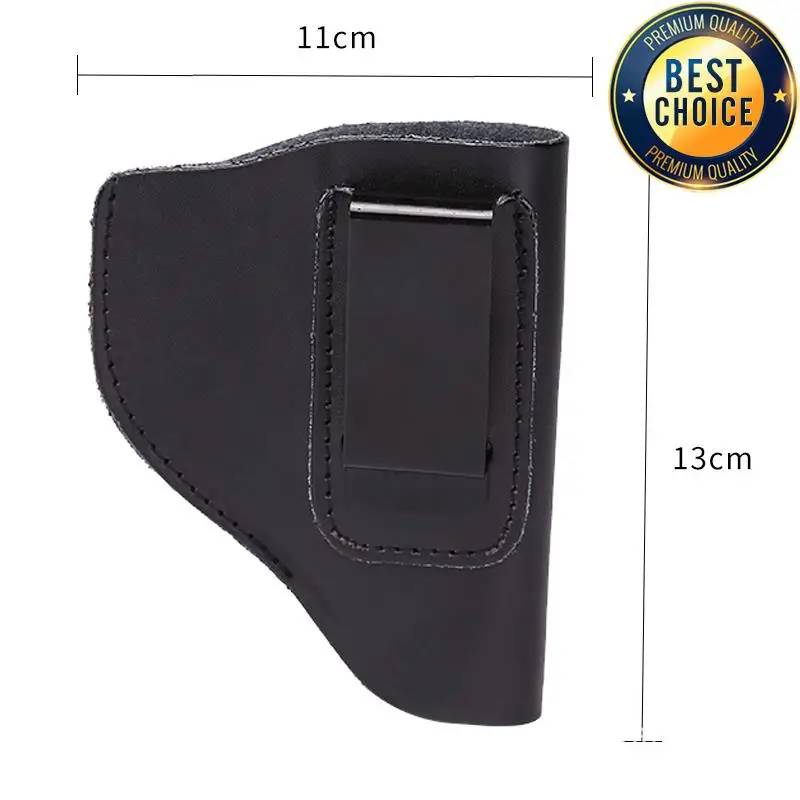 Leather Right Hand Pistol Holster for Tactical Glock