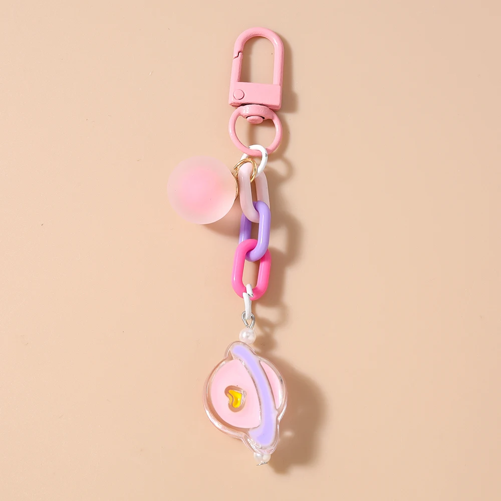 Aihua Süße Kugelbonbons Schmetterling Handykette Handgemachter DIY Schlüsselanhänger Damen Handyband Schmuck Geschenke – Detail 10