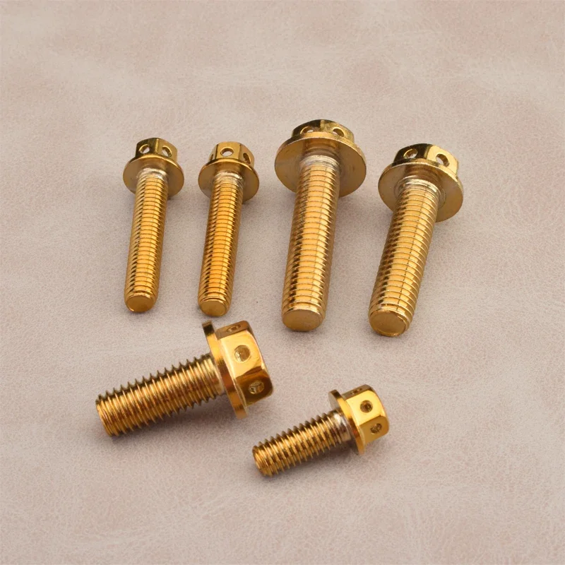 M4 M5 M6 M8 M10 304 Hex hex socket screw Alloy Steel Titanium Plating Gold Screw Length