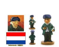 Famous Netherlands Painter Creative Resin Crafts World Celebrity Statue Tourism Souvenir Gifts Collection Home Decortion 2
