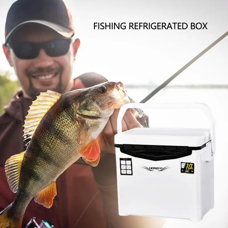 Fish Cooler High Capacity Ice Coolers Portable Fishing Live Bait Station  Fishing Lure Box Insulated Box for Drinks Food - AliExpress