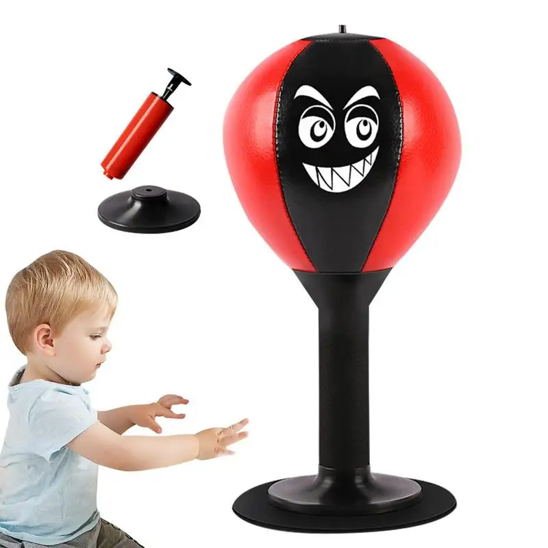 Boxe Reflex Balls Speed Punching Ball Bag Con Una Ventosa Kids Boxing Freestanding Reflex Bag Per Lo Sport Indoor Exercise