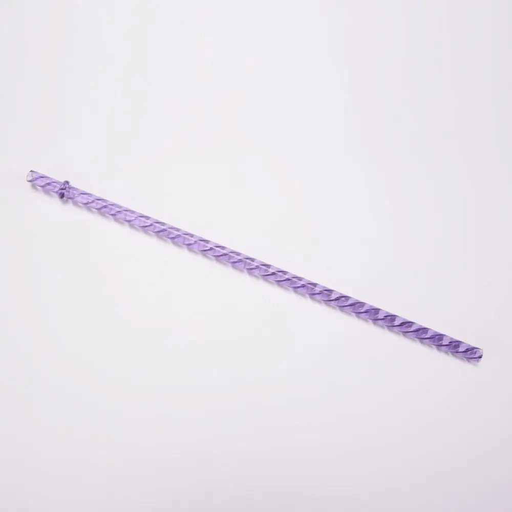 Eco-Friendly Multi-Color Reusable Straws with Clasps - Large Diameter, Perfect