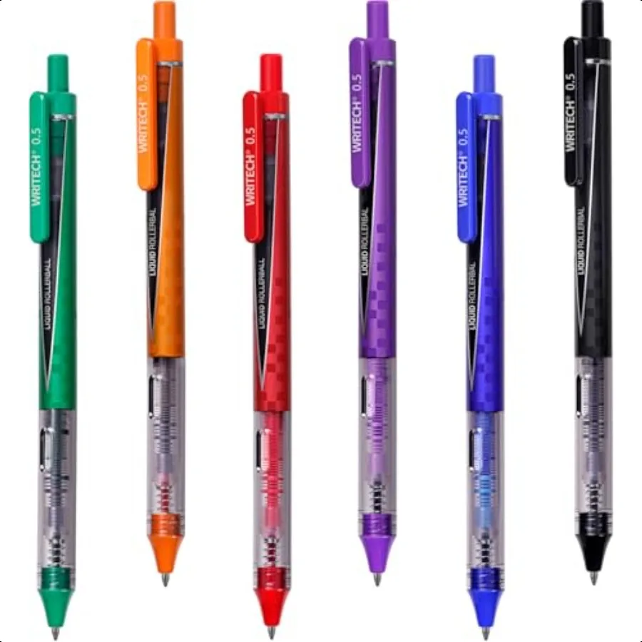 Multicolor Fine Point Rollerball Ink Pens