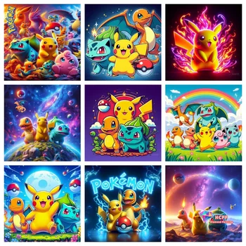 Pikachu Anime Pokemon Diamond Painting 1