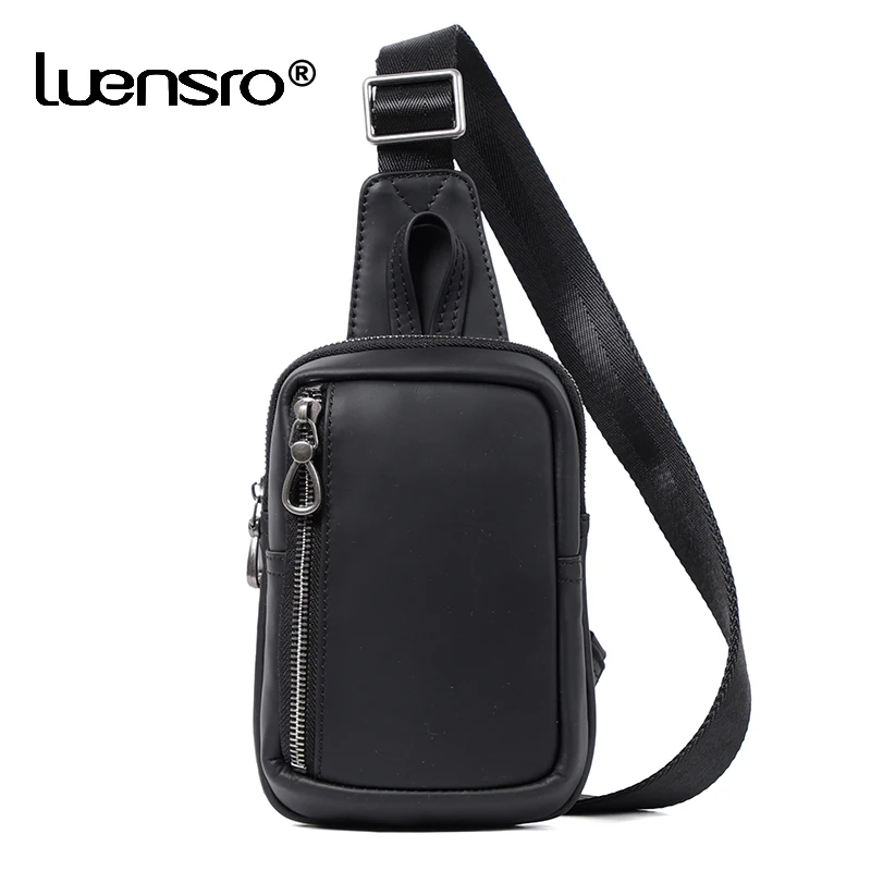 MiniMensShoulderBagGenuineLeatherMenChestBagManSling