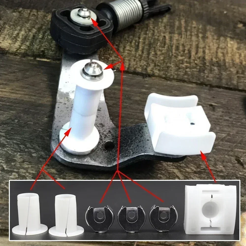 For Skoda Fabia 6Y Car Gear Selector Wiring Lock Washer Shift Relay Lever Slide Shoe Bushing Bearing Kit 1999 2000 2002 -2008