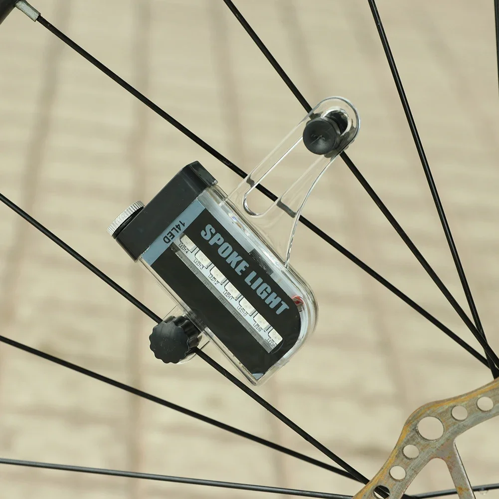 14LED Bicycle Wheel Spoke Light Bike Tyre Light Waterproof MTB Mountain Bike Night Road Cycling Safety Warning Lamp Bicycle Deco