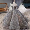 Customized Flower Girl Dress Colorful Sequin Sleeveless For Wedding Birthday Party Banquet Prom Holy Communion Gowns 2