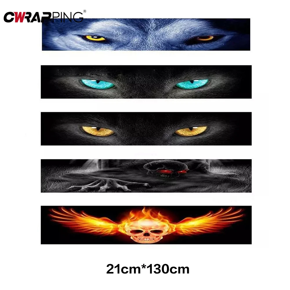 Car Sunshade Stickers Windshield 3D Vinyl Film Rear Gear Sunshade Decals Cars Accessories for Front Window