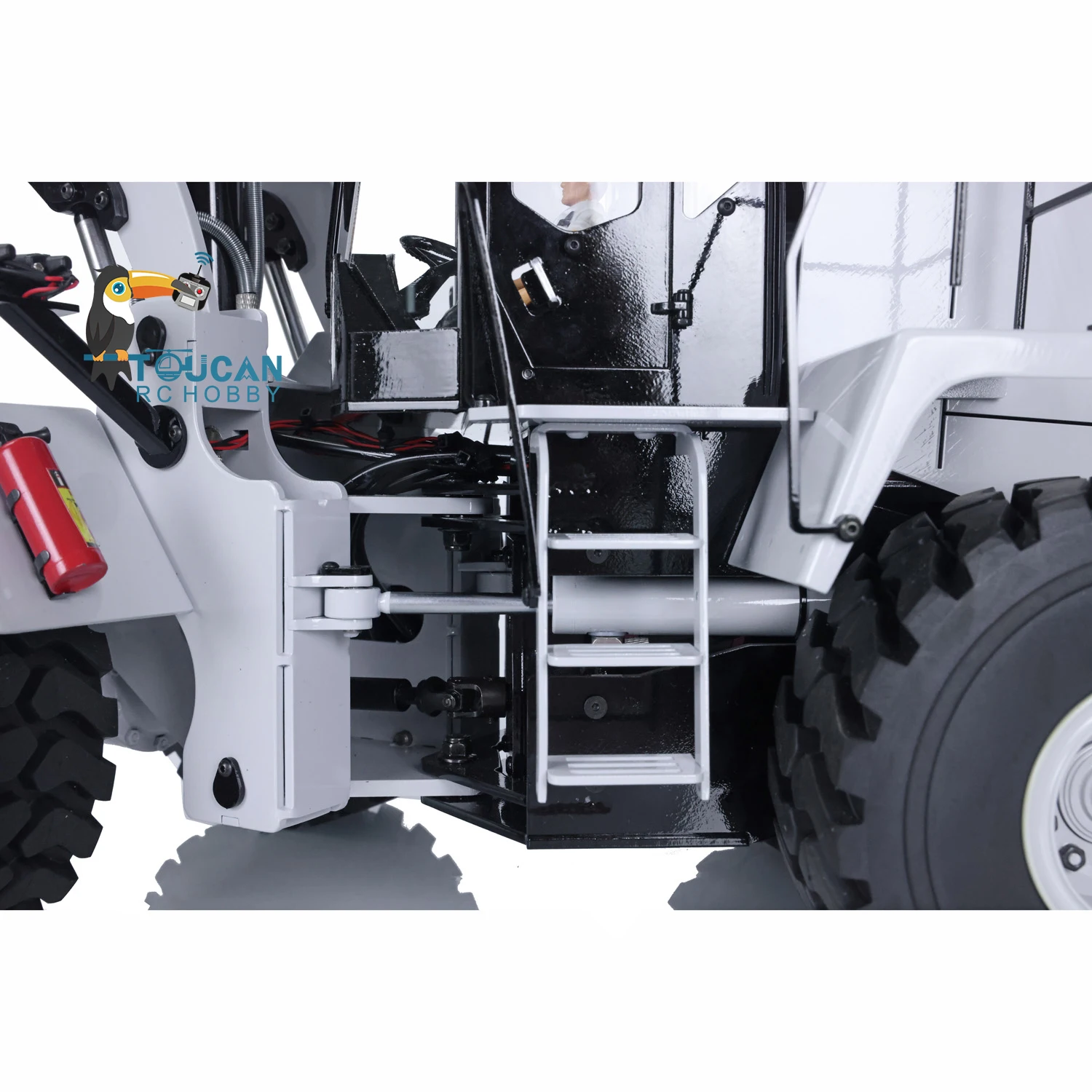 XDRC WA470 RC Hydraulic Loader 1/14 Scale Metal Car Truck Toy ESC Motor Servo Lights Refitted 980L Model Toys TH18404 5