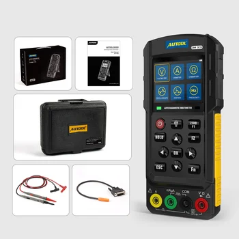 AUTOOL DM301 Scanner automobilistico strumento diagnostico per auto multimetro automobilistico segnale analogico accensione segnale di impulso Test con K/CAN