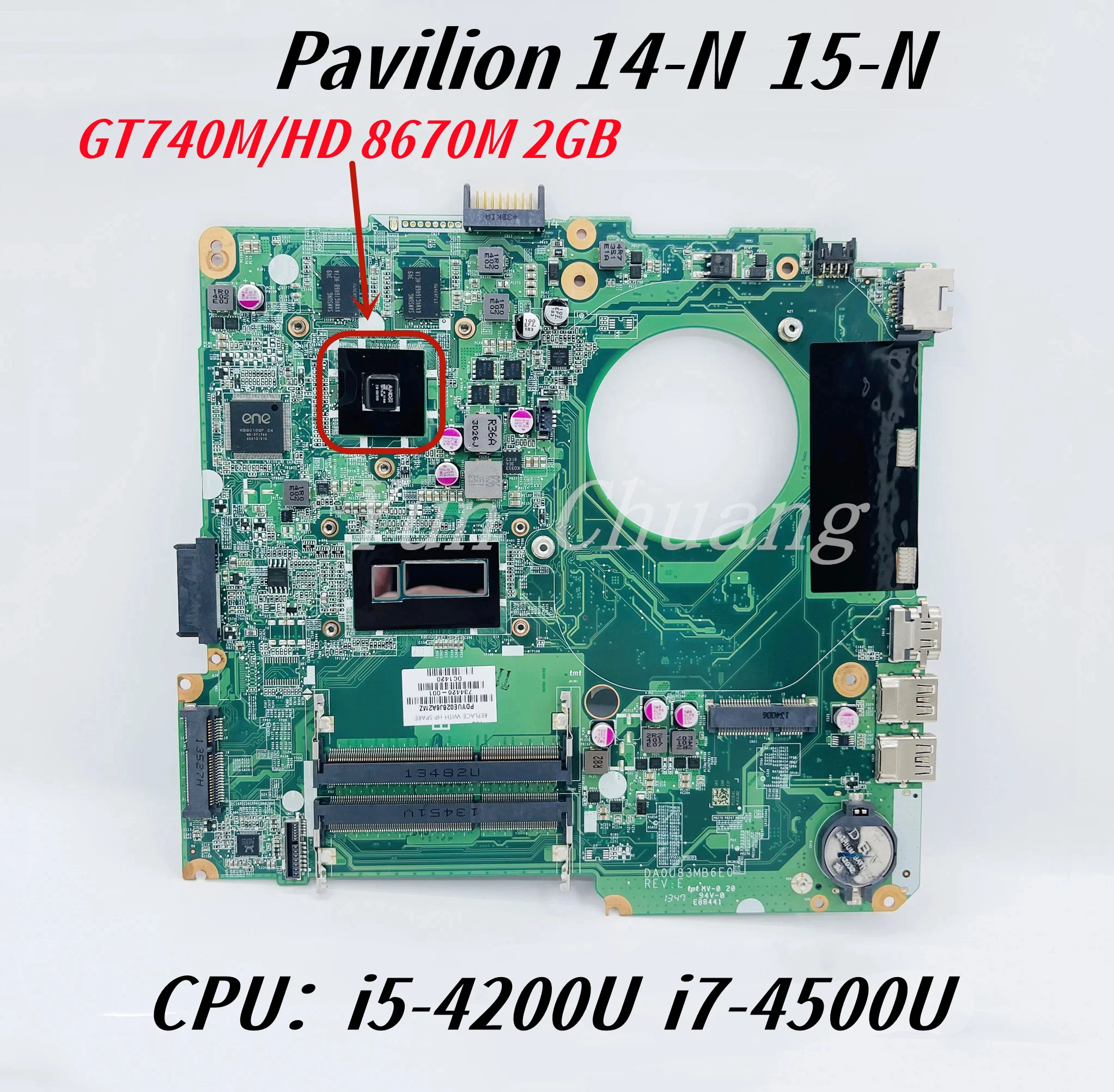 Carte Mère HP Pavilion G7 (680568-501) Pour G7-2242SF – Sans Mémoire Dédiée, Fonctionnelle