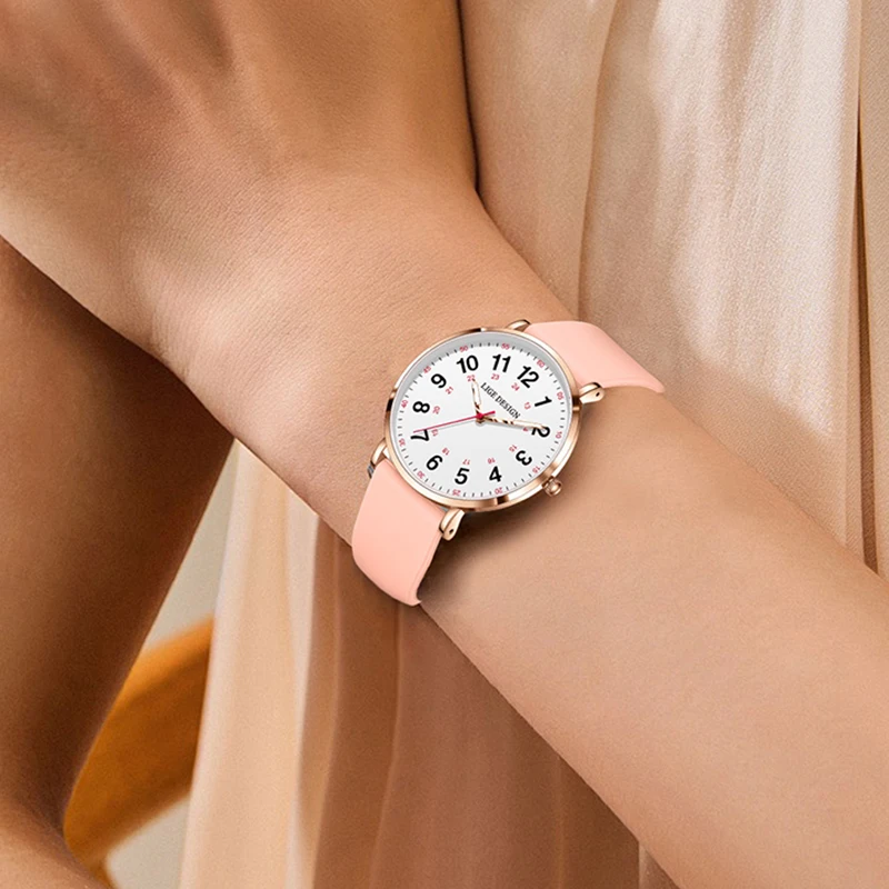 2025 New LIGE Creative Women Watch Fashion Silicone Quartz Watches For Women Sport Waterproof Women's Bracelet Watch Reloj Mujer