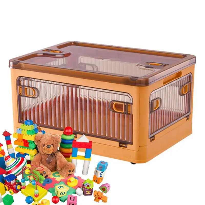 

Складные контейнеры для хранения с крышками, многофункциональный прозрачный контейнер, складные органайзеры, легко открывать, раскатывающиеся ящики для хранения одеял