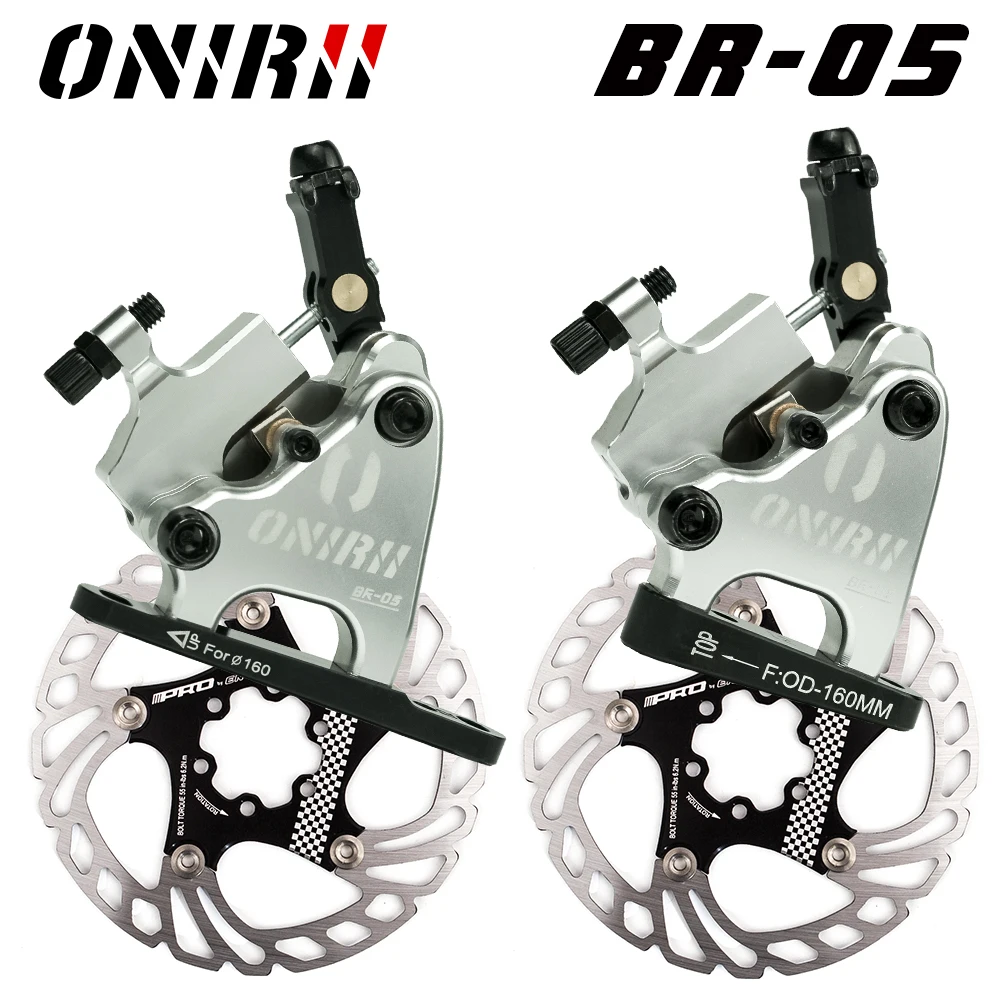 Road Bicycle Hydraulic Disc Brake Calipers Rotors Rear Brakes