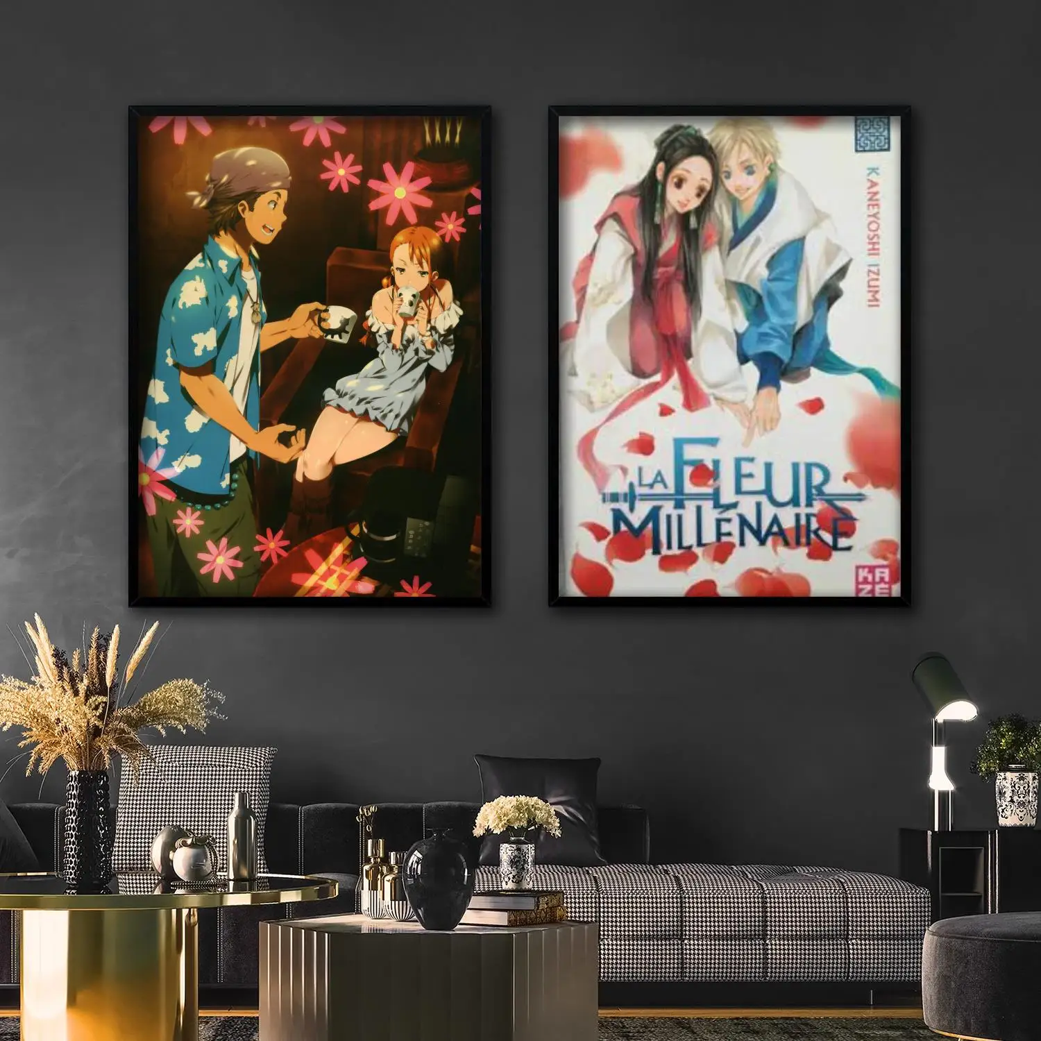 

ano hana manga cartoon Decorative Painting Canvas 24x36 Poster Wall Art Living Room Posters Bedroom Painting