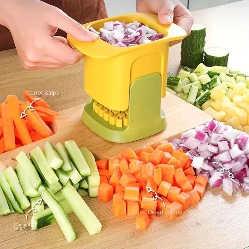 Multifunctional Vegetable Cutter Carrot Potato Onion Dicing Tool Practical Vegetable Cutter Hand Pressure
