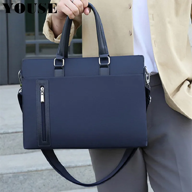 MJ Room Leather Laptop Briefcase Bag Black – Designer Online