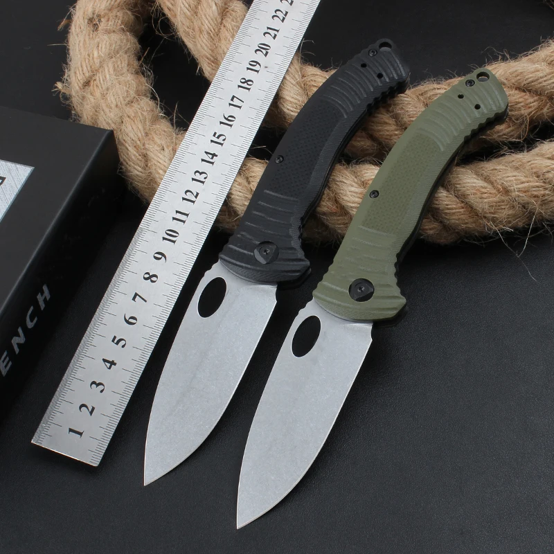 

BM 737 Folding Knife Mark S30V Blade G10 Handle Camping Tactical EDC Kitchen Outdoor Hunting Survival Portable Pocket Knife