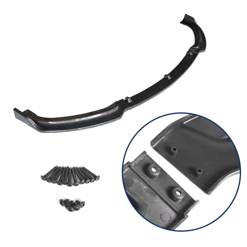 New 3PCS Car Front Bumper Splitter Lip Diffuser Spoiler Protector Cover Guard Deflector Lips for BMW 3 Series F30 F35 2013-2019
