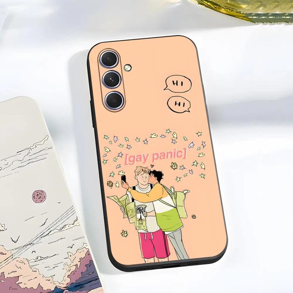 Heartstoppers Nick & Nelson Black Soft Shell Phone Case