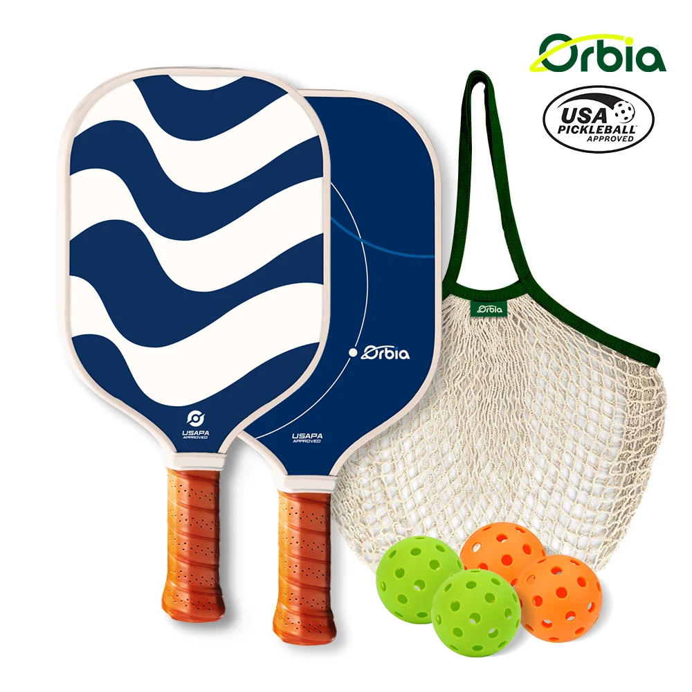 Orbia Sports Pickleball Paddle Superficie In Fibra Di Vetro Usapa Approvato Set Pp Honeycomb Core Gift Kit Indoor Outdoor Sports